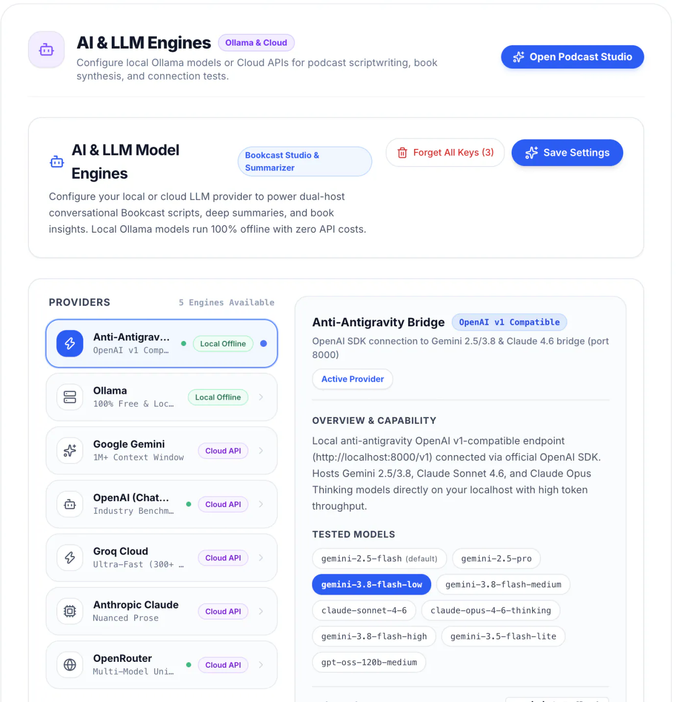 Configuring AI and LLM Providers in NeuroRead Pro